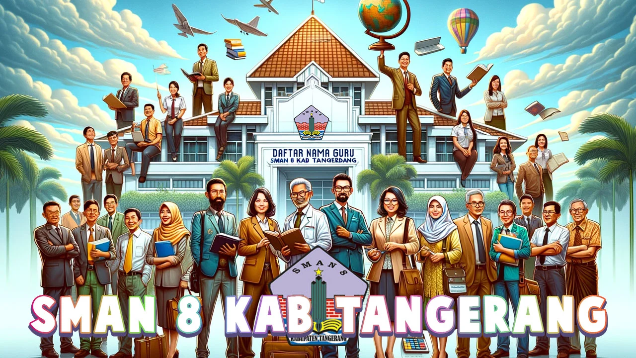 daftar peran tugas guru sekolah SMA Negeri 8 Kabupaten Tangerang