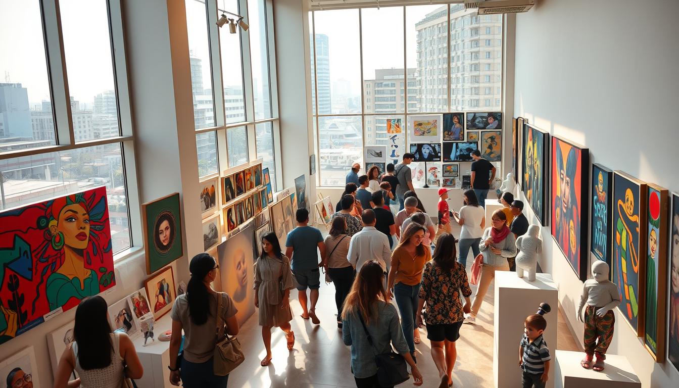 Pameran Seni Rupa di Surabaya, Menampilkan Karya Lokal