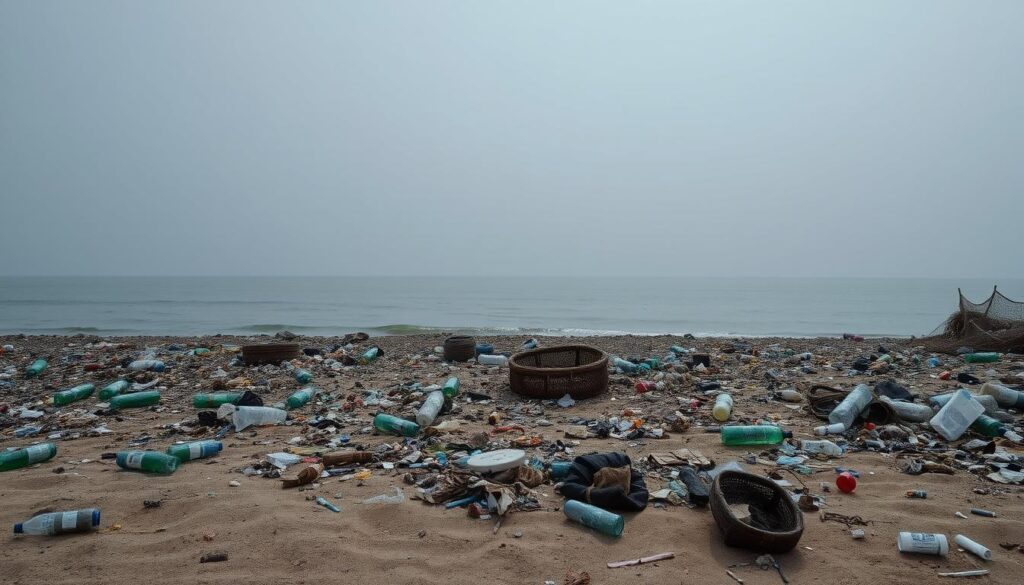 pencemaran lingkungan pantai