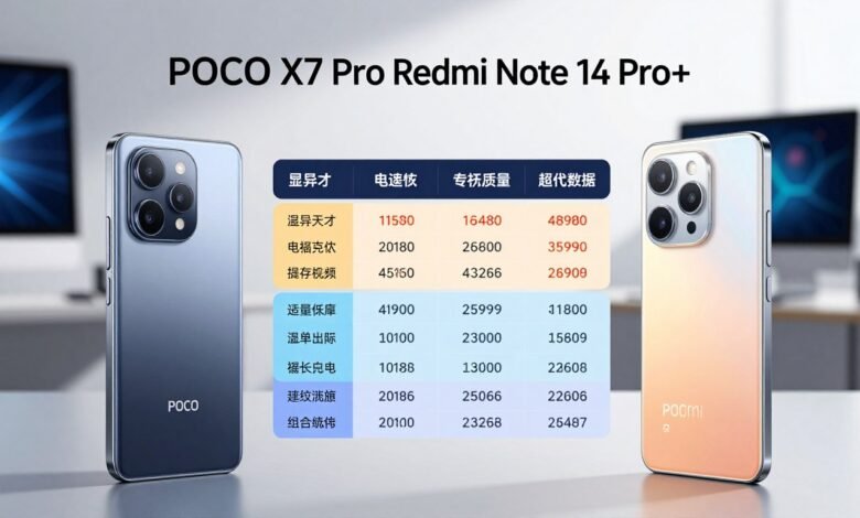 POCO X7 Pro vs Redmi Note 14 Pro Plus